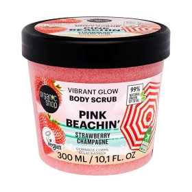Natura Siberica Organic Shop Pink Beachin' Body Scrub Strawberry Champagne Απολεπιστικό Σώματος με Φράουλα, 300ml